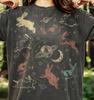 Celestial Rabbits Cosmic Bunny Vintage Space Mystical Galaxy Comfort Colors® Tshirt, Retro Astronomy Animal Lover Stars Moon Tees,