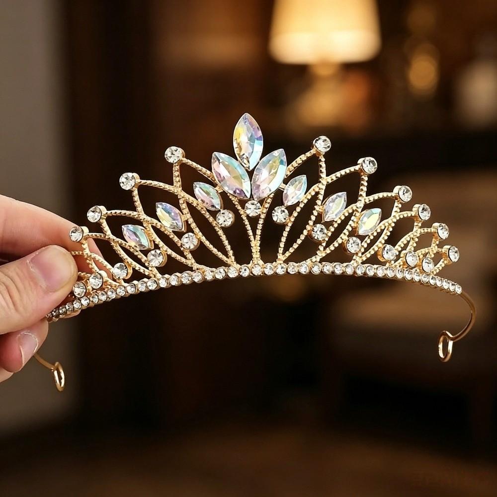 Rhinestone Queen Princess Crowns Birthday Crown Bride's Crown Hair Accessories