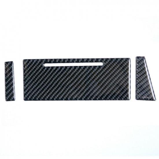 Carbon Fiber Storage Accent Panel Cover Trim For Honda Civic Coupe 2013-2015