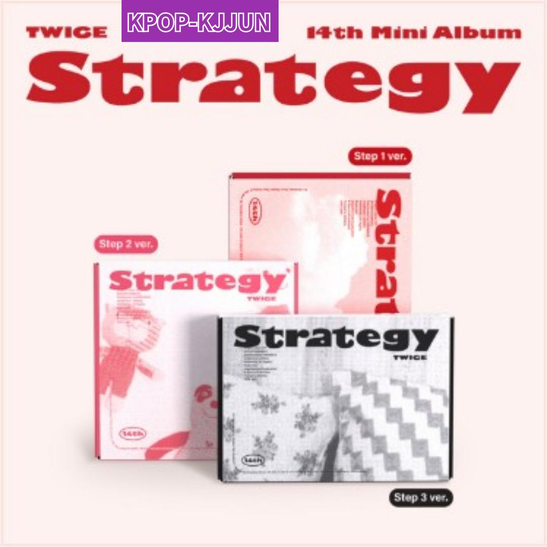 

TWICE 14th Mini Album STRATEGY (Шаг 1 версия. / Шаг 2 версия. / Шаг 3 вер.) Step1 ver.