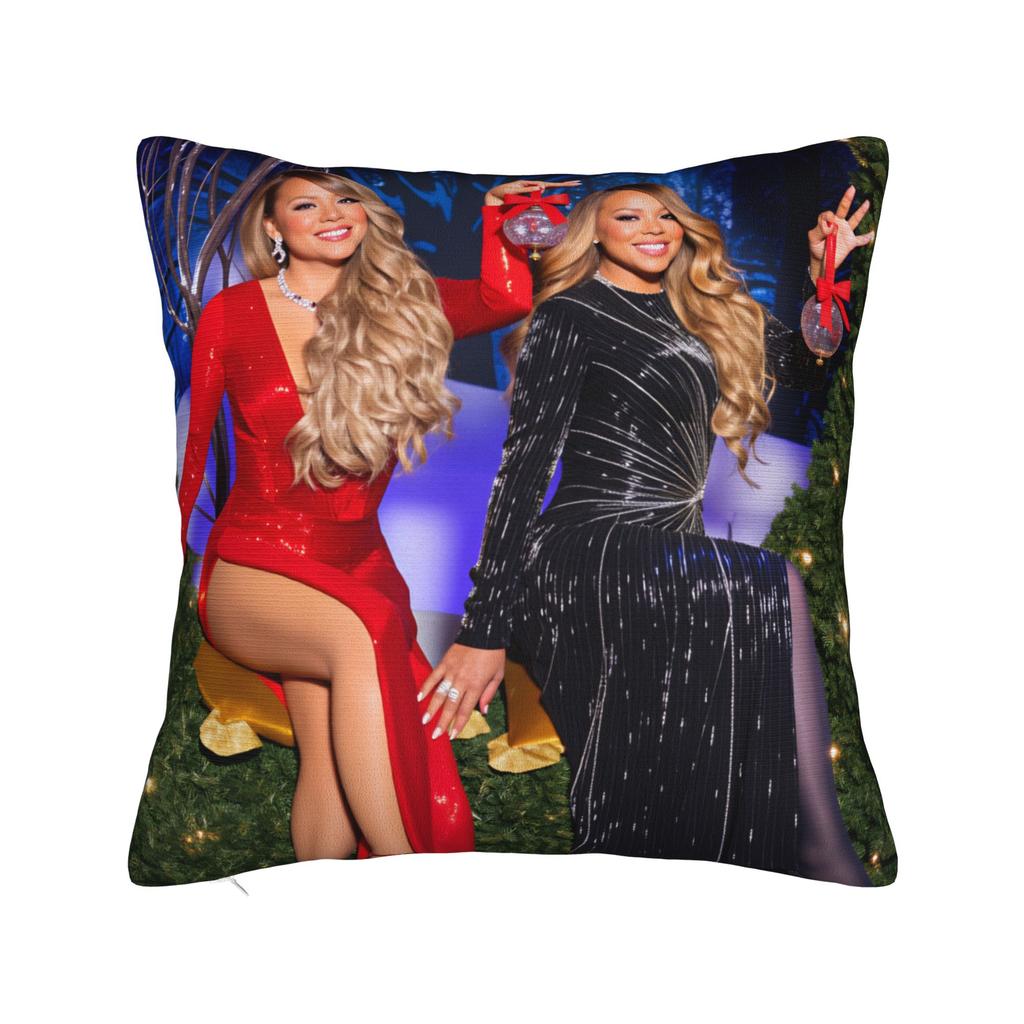Mariah Carey Christmas Pillow Case  Soft Pillow Cover Morden Pillowcases For Living Room Chair