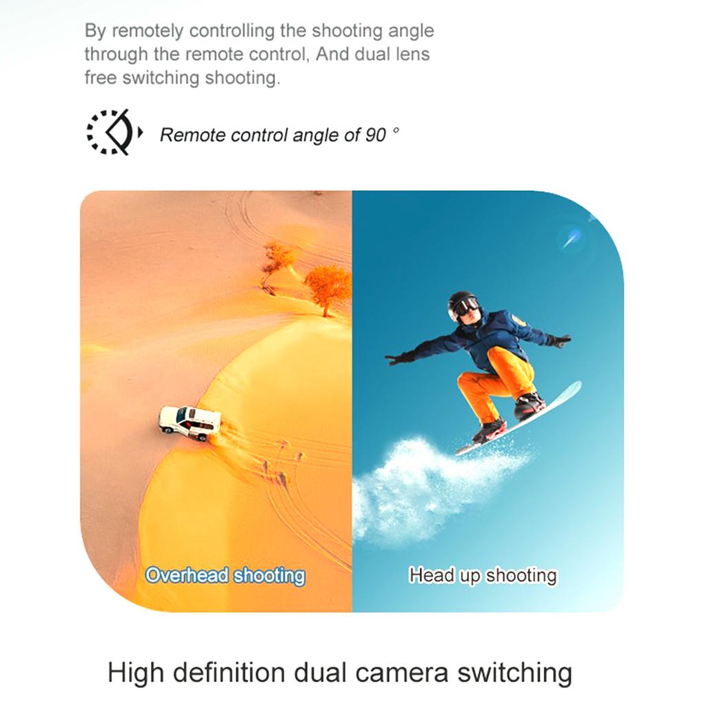 Remote Control Drone with Cam a 4K Dual Cam a 4-sided Infrared Obstacle Avoidance Brushless Motor Optical Hov  Remote Control Quadcopt  for Kids A