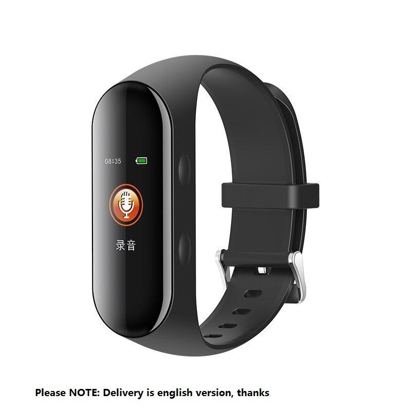 MP4 Recorder Bracelet Security Record Device With Step Account one key Voice Recorder MP3 Player E-book Voice Record16GB/32GB