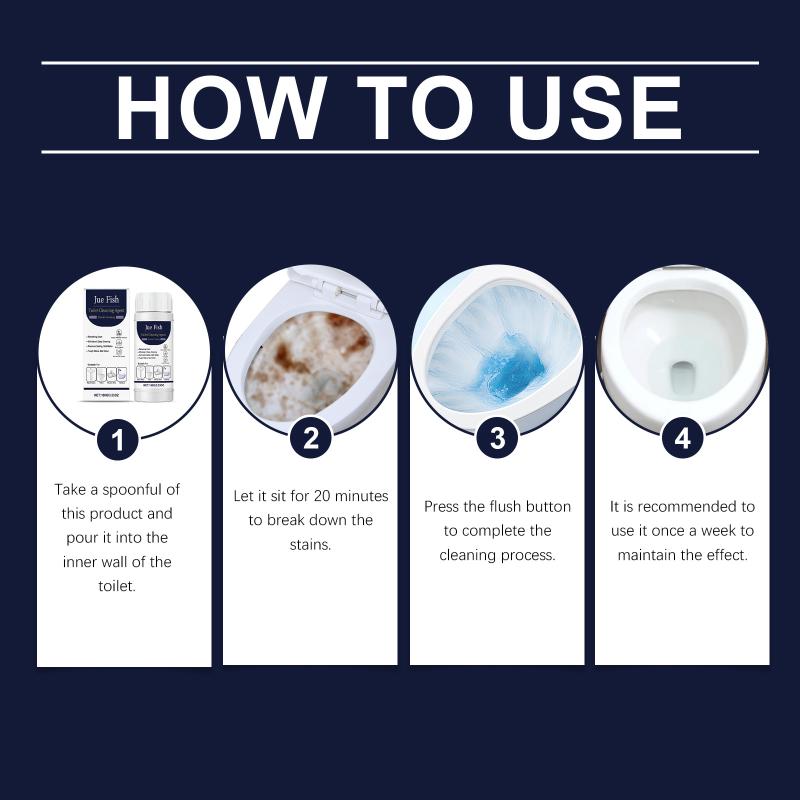 Toilet Effervescent Foam Cleaner Safe Ceramic Glaze Protection Powerful Stain Removal for Restroom Maintenance