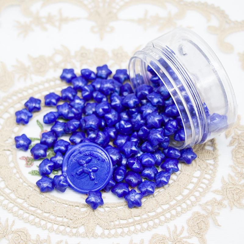 1000g Macaron Series Star Enamel Wax Grains Cute Style Wax Material DIY Greeting Card Party Invitation Decoration Supplies