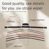 Frameless Universal Wiper Blade for Volkswagen Jetta - Multifunctional 6-Layer Design