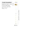 Minimalist Dining Room Chandelier Living Room Light Modern Brass Full Copper Designer Bar Bar Apartment Fashion Light Fixtures