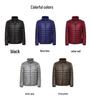 Men's Lightweight Stand Collar White Duck Down Jacket