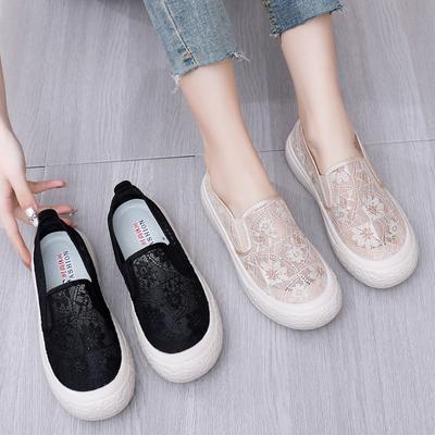 Fischerschuhe mit dicker Sohle, 2015 Frühling/Sommer Neue Atmungsaktive Schnür-Mesh Damen Einzelschuhe, Lässige Damenschuhe