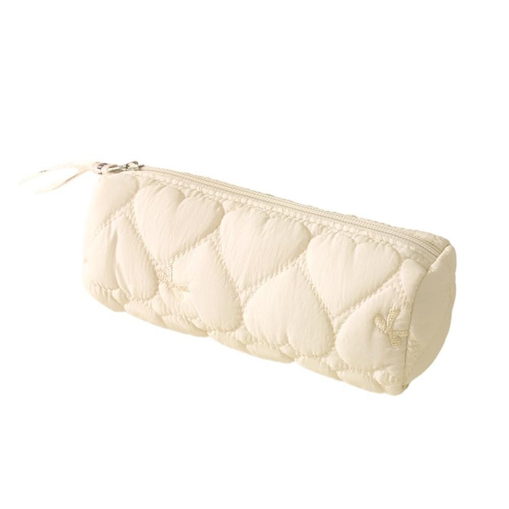 Large Capacity Pencil Case Love Bowknot Design Pencil Box New Makeup Brush Organizer for Students