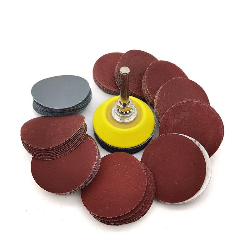 100PCS 2'' Sanding Disc Paper Hook Loop Sander Backer Pad M6 Drill Adapter ! 100PCS 2'' Sanding Disc Paper Hook Loop Sander Backer Pad M6 Drill Adapter !