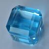 Lab-Created Cube Cut BLUE Aquamarine 51.39 Ct Loose Gemstone CERTIFIED Huge Size