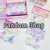 5+1 ks/sáček Mini Extruzní hračka Kočičí drápek Kawaii Průhledný Svítící Koťátko Drápek Pružný Měkký Rychlá Odrazová Párty Dárek
