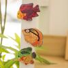 Holztiermagnet-Set mit rundem Design für Heimdekoration und als Geschenk