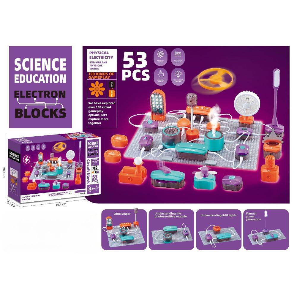 

Набор оборудования для научных экспериментов «Сделай сам», Игрушка-схема, Электронный конструктор, Сборка, Обучающая наука и образование, Игрушка по физике