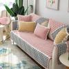 Sofa Cushion Thick Corduroy Non-Slip Cushion Simple Modern Leather Sofa Cover Winter Plush Sofa Slipcover