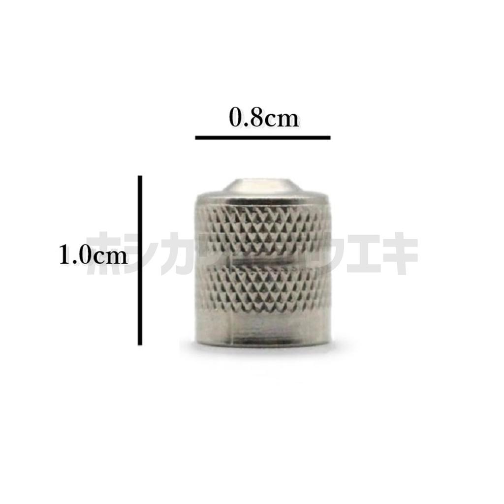 [Hoshikawaya Boeki] Universal Classic Type Metal Wheel Air Valve Cap Set of 4 for