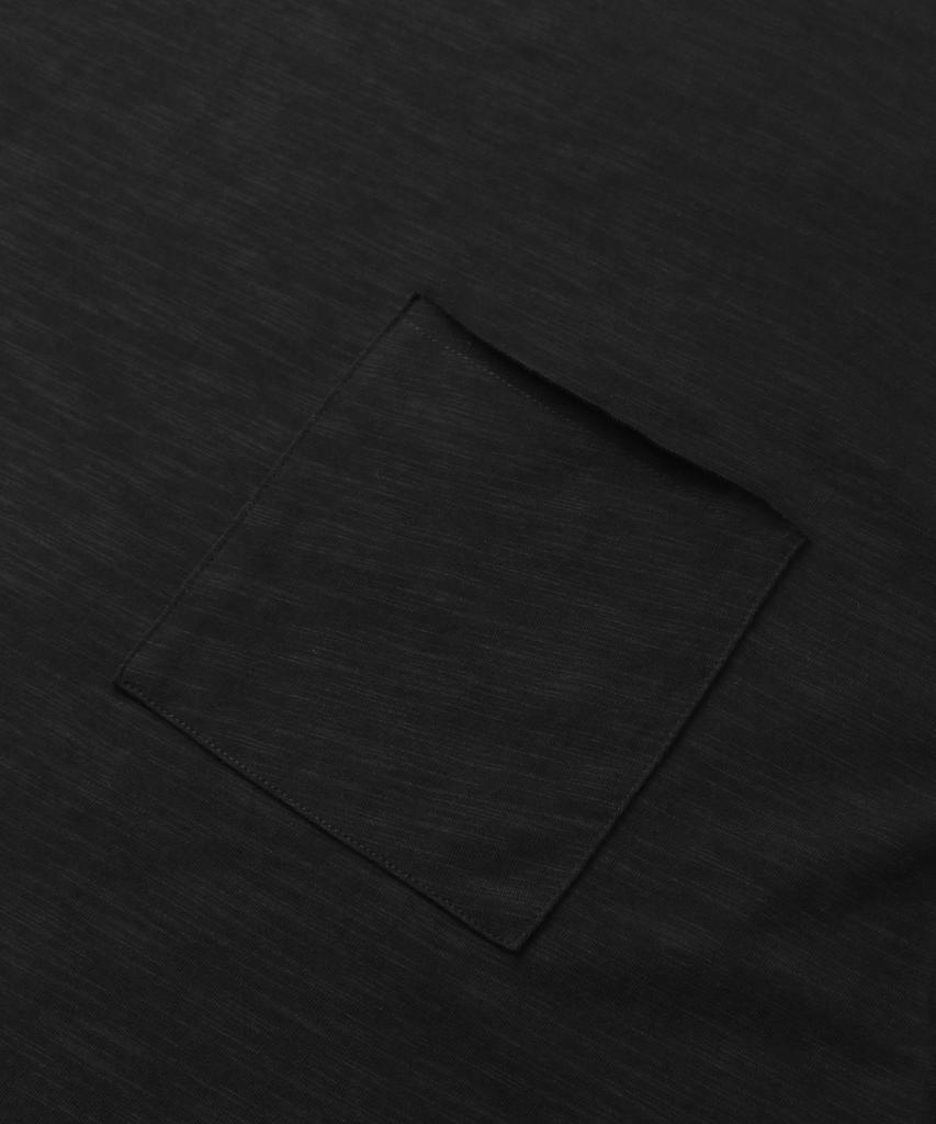 INDUST Low-Cut Cotton Slub Long Sleeve (Black)