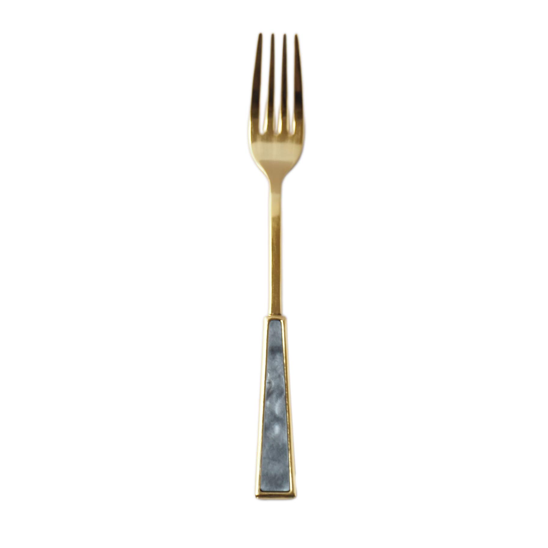 

Takakuwa Metal Acrylic Cutlery Plate Black Desert Fork Gold