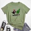 Christmas Cat What Tee Funny Cat Mom Xmas Holiday Gift TShirt Fashion Unisex Merry Catmas Top