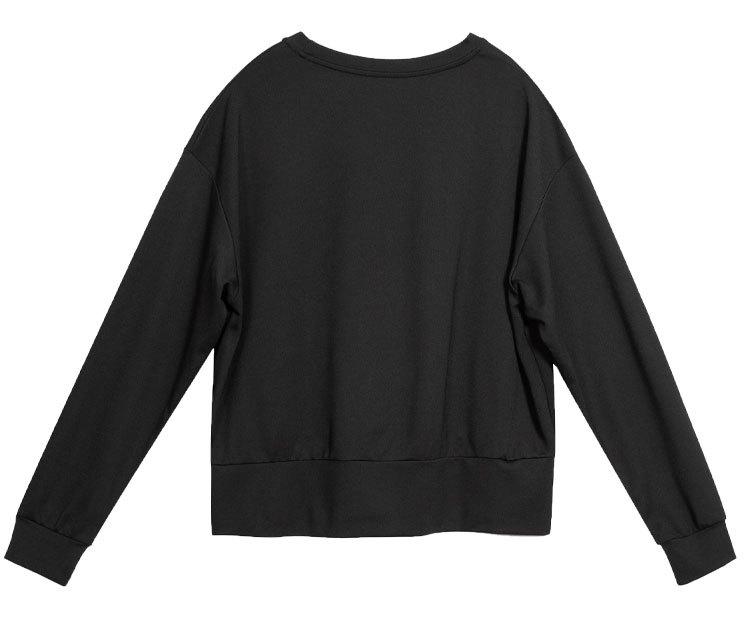 Damen Übergröße T-Shirt im Dark Style mit 3D-Dekoration: Herbst 2025 Koreanischer Lazy Wind Yamamoto-Stil