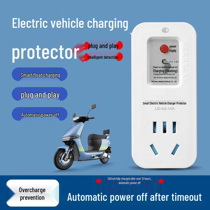 Electric Vehicle Charging Power-off Protector Timer Extension Cord