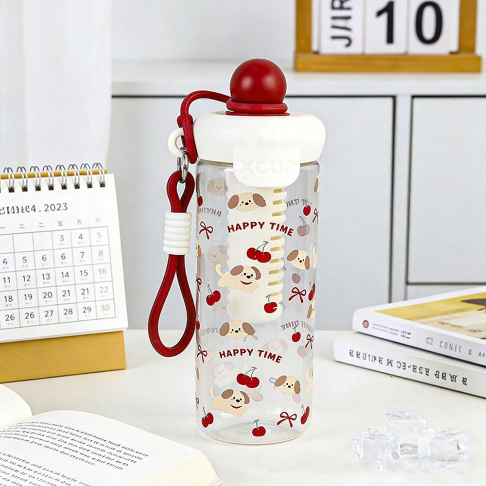 High-Capacity Water Bottle 600ML Drinking Cup Cute Water Cup for Boys and Girls