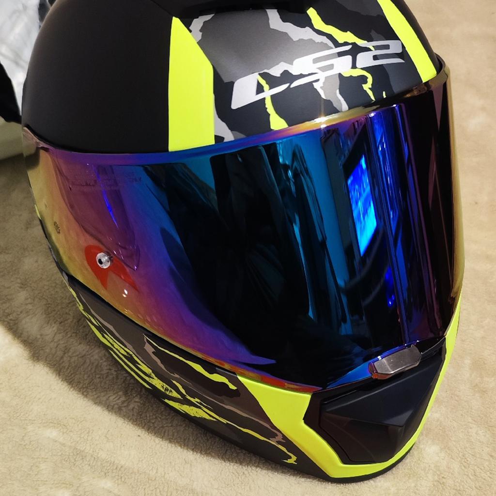 Full Face Steet Breaker Helmet Lens for LS2 FF390 Extra Helmet Visor Lens Motorcycle Helmet Accessory Outer Face Shield