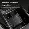 Center Console Storage Box For Tesla Model Y Juniper 2025+ Car Central Lower Layer Tray Silicone Organizer Accessories Tidying