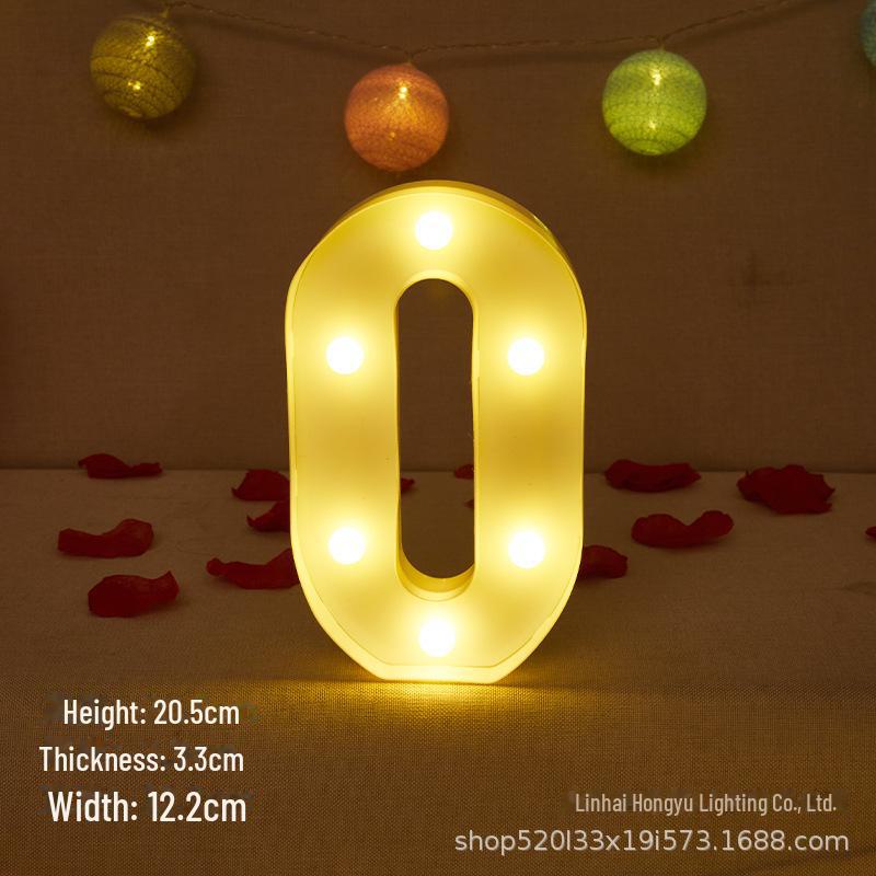 26 English Letter Night Lamp for Wedding Proposal or Decor
