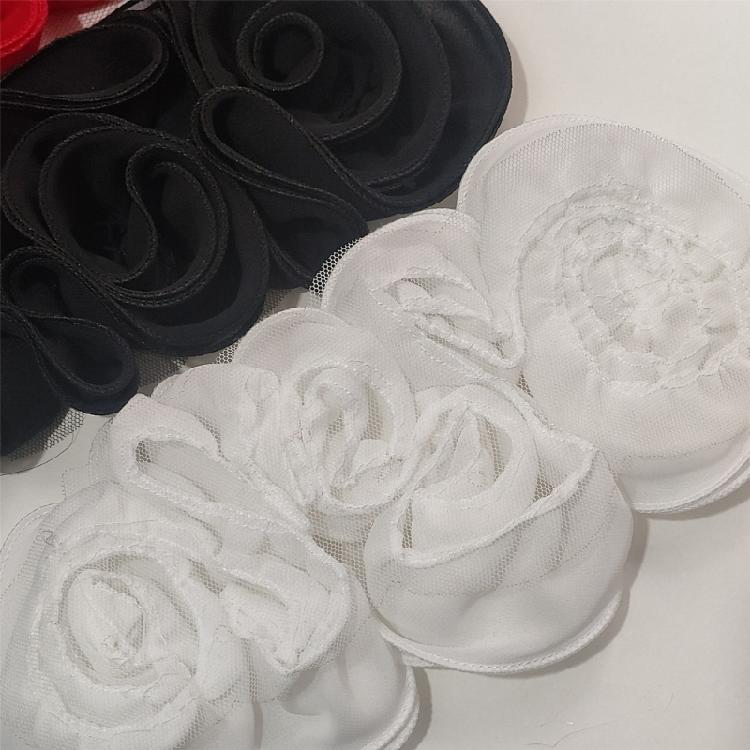 Large Rose Flower Brooches Light Weight Flower Brooch Ceremony Clothes Accessory for Women and Students