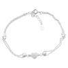 Silver Bracelet with Cubic Zirconia, Item Weight 1.9 G (2208952)