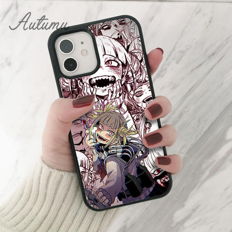 Himiko Toga Boku Phone Case for iPhone 11 12 13 14 Pro Max Mini X XR XS SE 2020 5 6S 7 8 Plus Samsung Galaxy S21 S22 Cover Shell