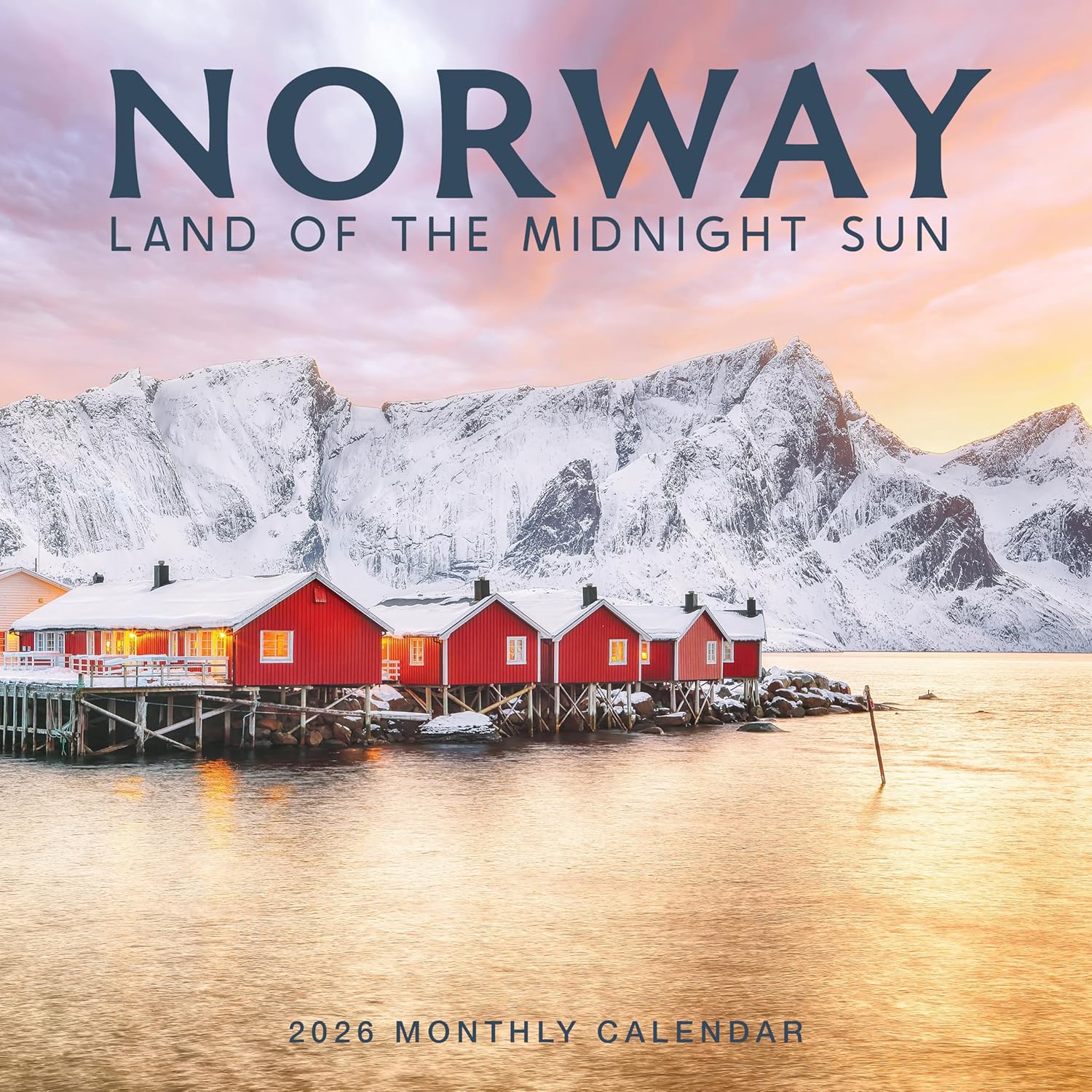 Norway Calendar 2026 | Land of the Midnight Sun | 12 x 24 Norwegian Travel Wall Calendar 12 Month | Marble City Press | Oslo Alesund Arctic Circle 2026 Norway