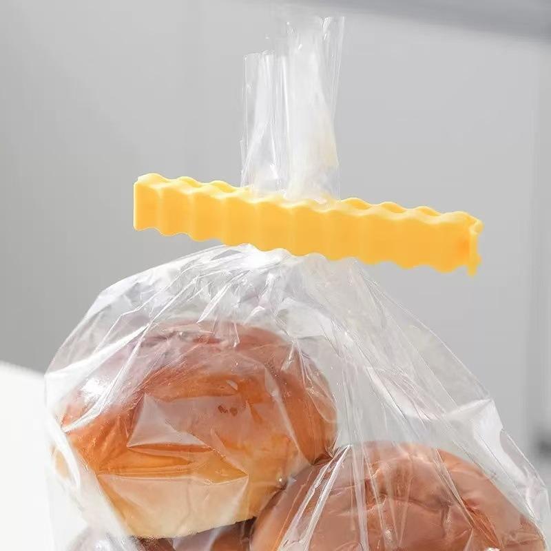 French Fry Style Sealing Clip 12 Magnetic Absorption Box Set Snack Bag Sealing Clip Food Seasoning Sealing Clip