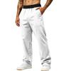 Men's Loose Fit Wide Leg Casual Pants with Pockets for Sports and
