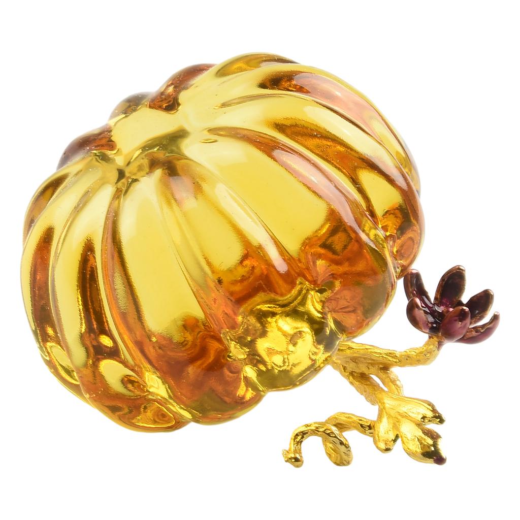 Charming For Crystal Pumpkin for Home Decoration 65mm Exquisite Figurine Perfect for Celebrations and Festivals