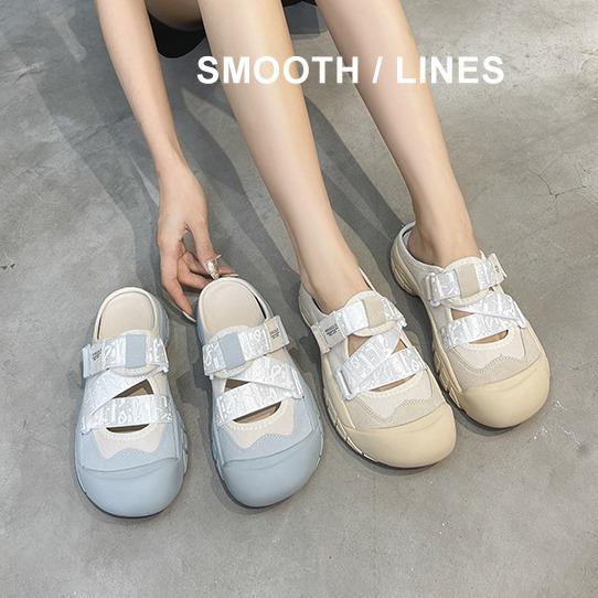 Ugly Cute Velcro Dad Shoes Children 2025 Summer Casual Grape Mom Graffiti Dirty Sports Leisure Sports Sandals Women