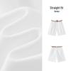 Semir Women's Summer Cool Straight-Leg Denim Belted Shorts