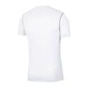 Nike T-Shirt Single Stripe Logo Print Round Neck Pullover Short Sleeve Kids Tops White BV6905-100