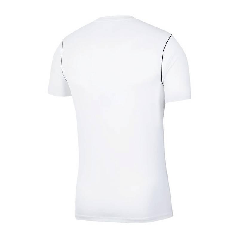 Nike T-Shirt Single Stripe Logo Print Round Neck Pullover Short Sleeve Kids Tops White BV6905-100