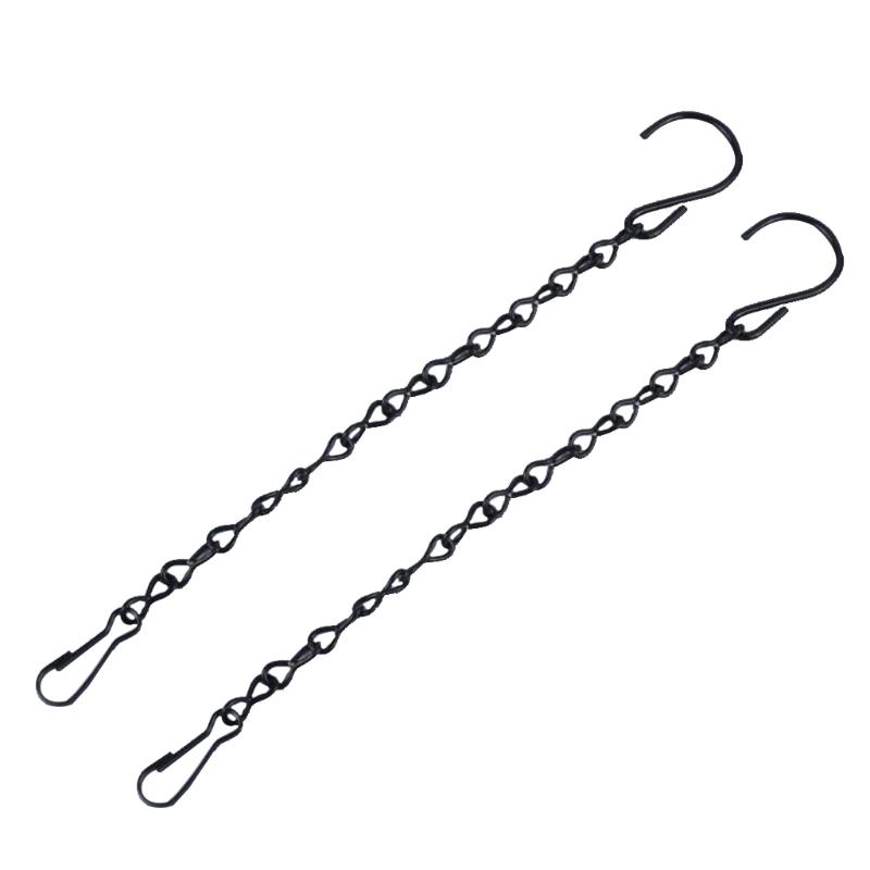 

2 шт. подвесные цепи для цветочных горшков, корзин, кормушек для птиц, кашпо, фонарей, украшений, вешалок для растений