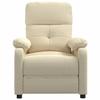 VidaXL Massage Chair Cream Fabric 289681
