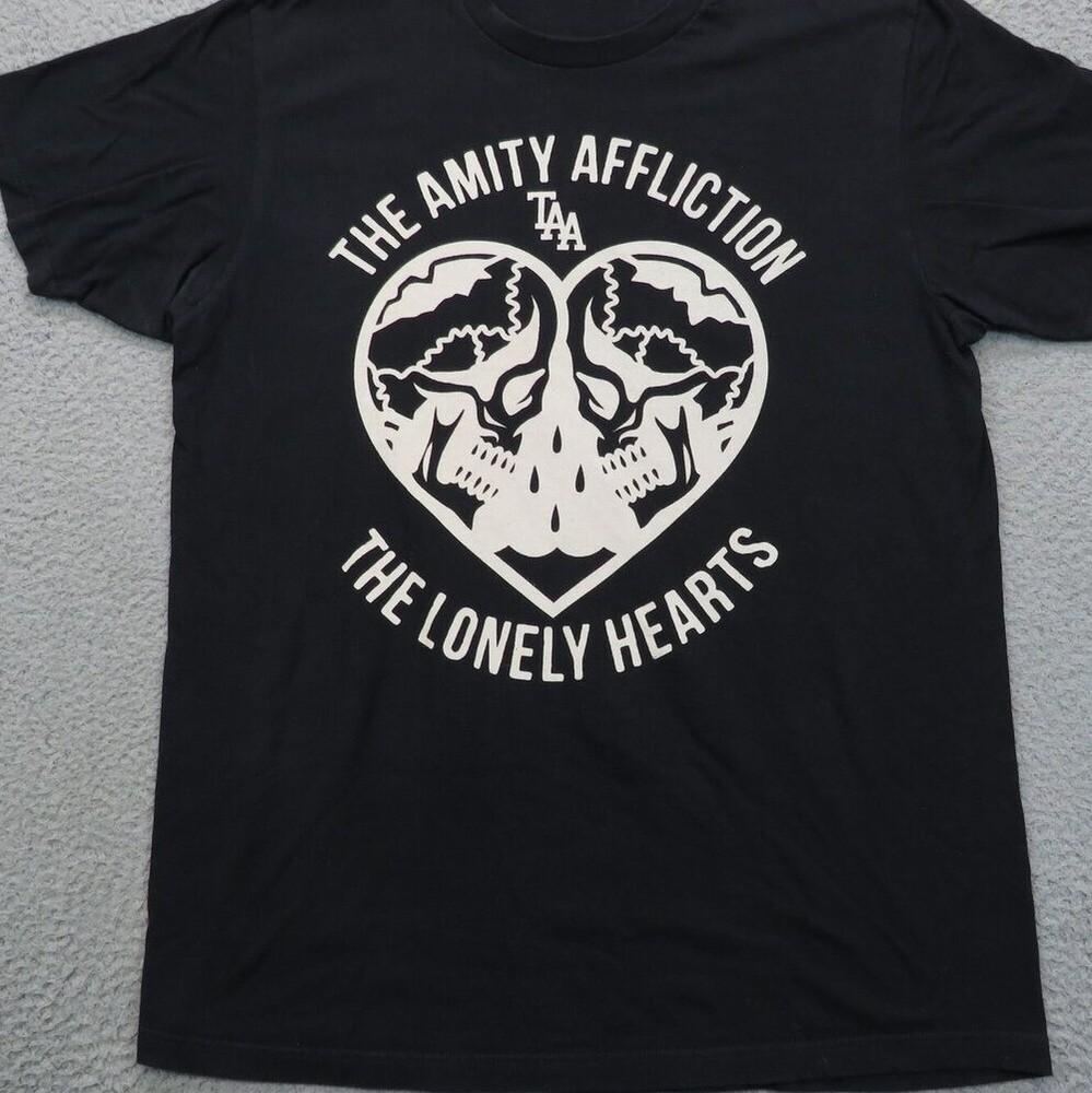 Черная футболка группы The Amity Affliction Унисекс Все размеры от S до 5XL BT768 Унисекс Футболка XXL