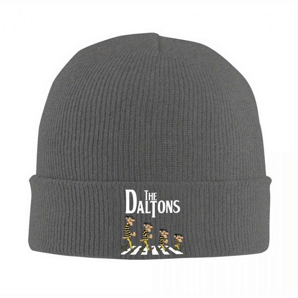 Lucky Luke The Dalton Knit Hat Beanie Winter Hat Warm Unisex New Cartoon Anime Cap for Men Women