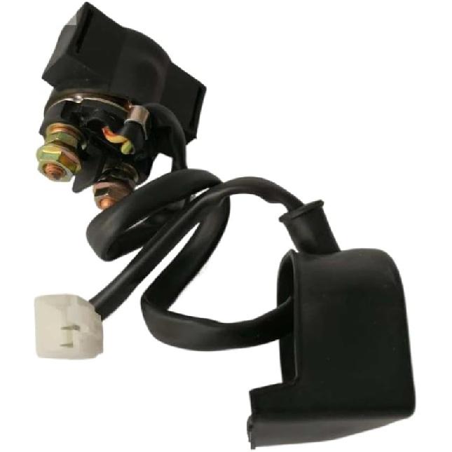 

Starter Solenoid Relay Compatible With Scooter Go Kart GY6 Engine 50 125 150cc 139QMB 152QMI 157QMJ Models Fits Hammerhead 150 Big Bear YFM350 Female Plug