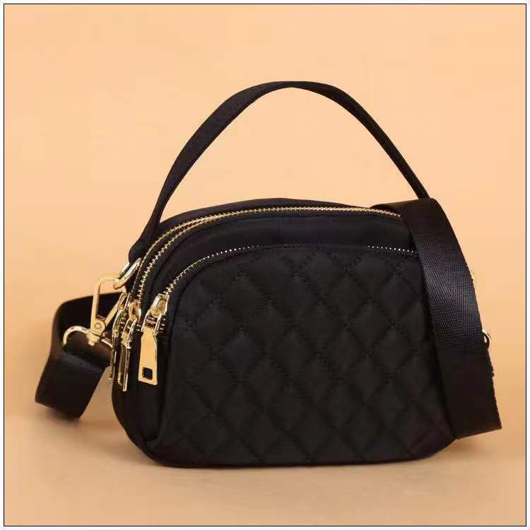 New Women's Bag Single Shoulder Crossbody Bag Hand-held Square Bag Multifunctional Oxford Versatile Shoulder Bag