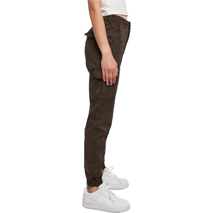 Urban Classics Ladies - High Waist Stretch Cargo Pantalons