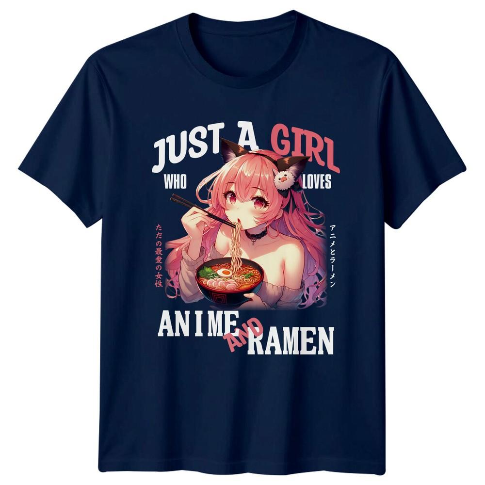 Just A Girl Anime And RaUnisex Lover Graphic Art Unisexs TShirt