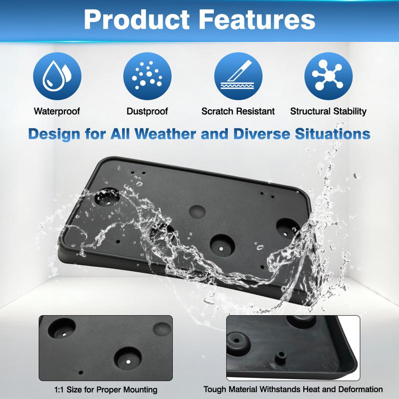 84428905 Car Front Bumper License Plate Frame Bracket Holder For Chevrolet Silverado 1500 LTD  High Country LT LTZ RST